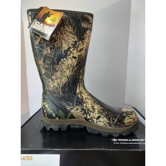 Skellerup Quatro insulated 16" knee boot Camo Series sz 14 / 15 Mossy Oak muck - Picture 1 of 6